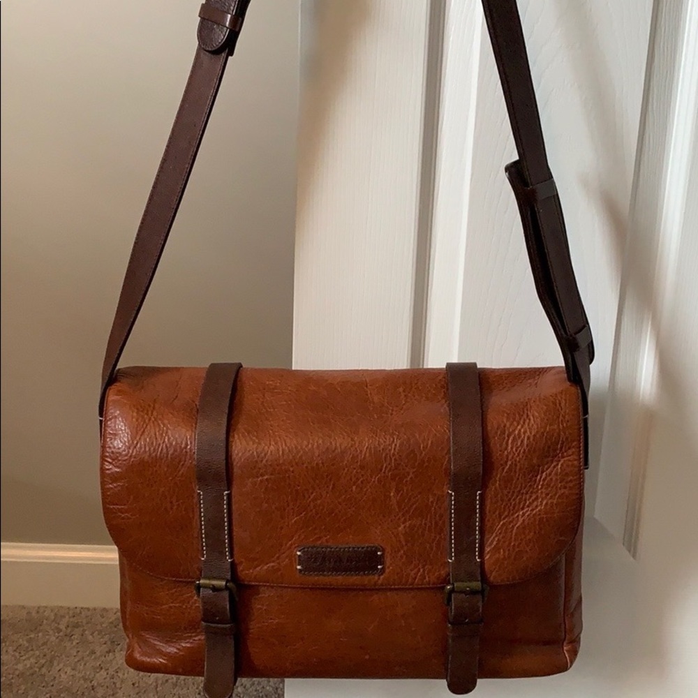 Trask Jackson Flapover Messenger bag
